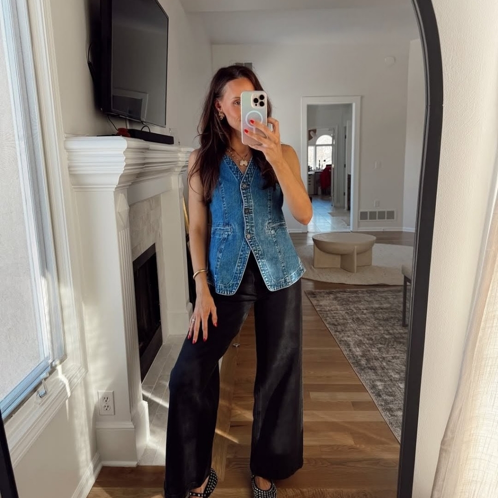 GAP Longline Denim Vest